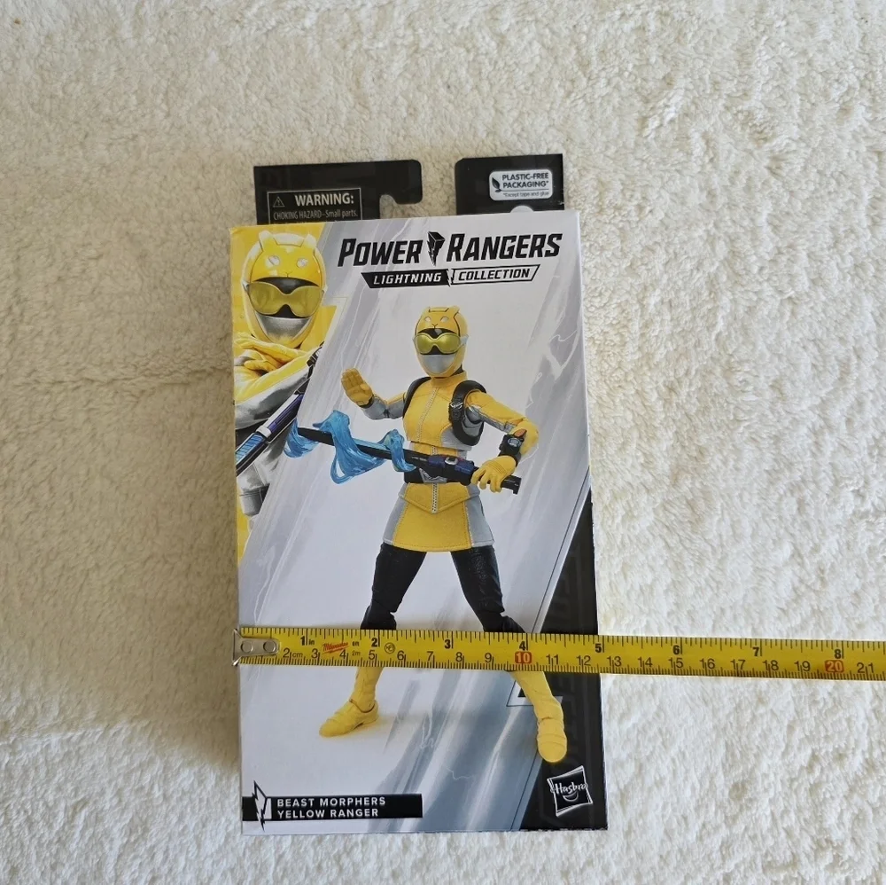 New Power Rangers Lightning Collection Beast Morphers Yellow Ranger 6